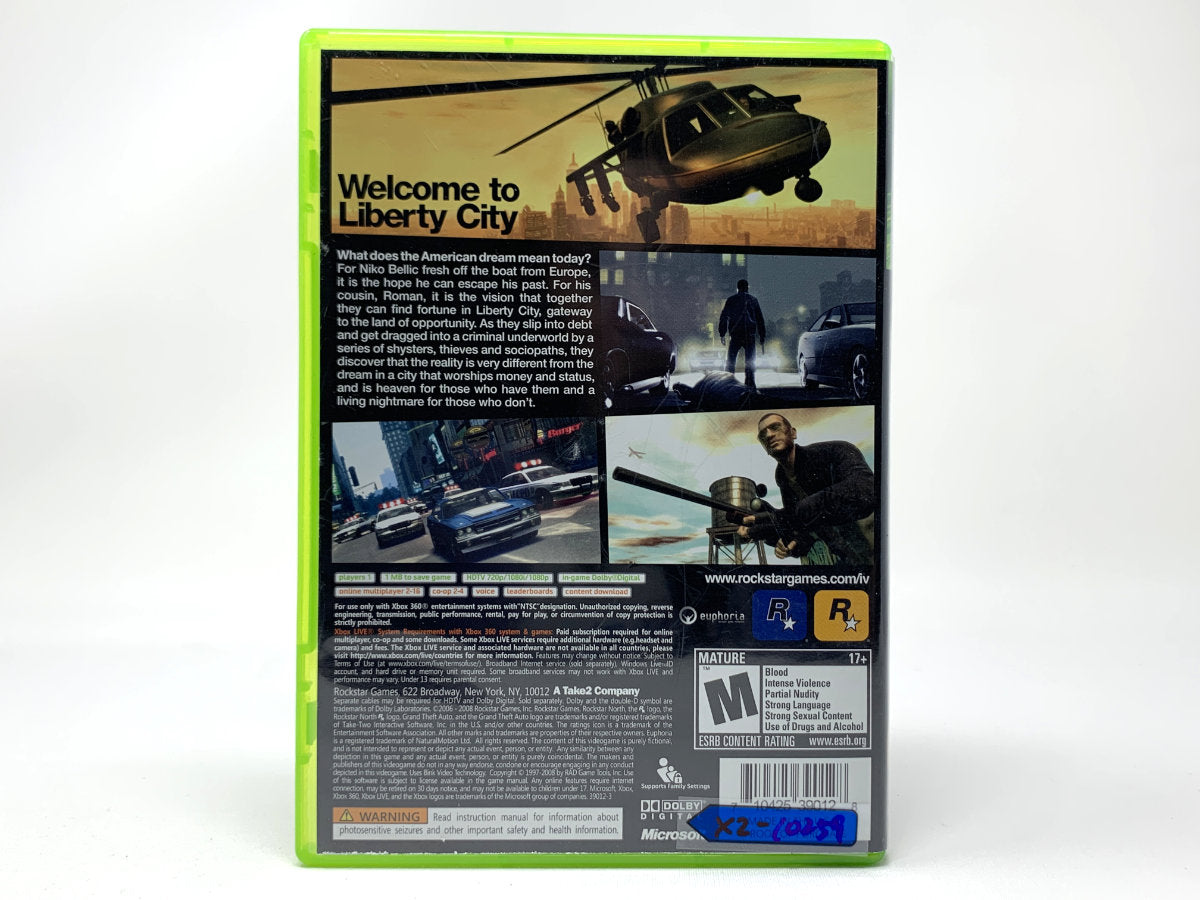 Grand Theft Auto IV • Xbox 360
