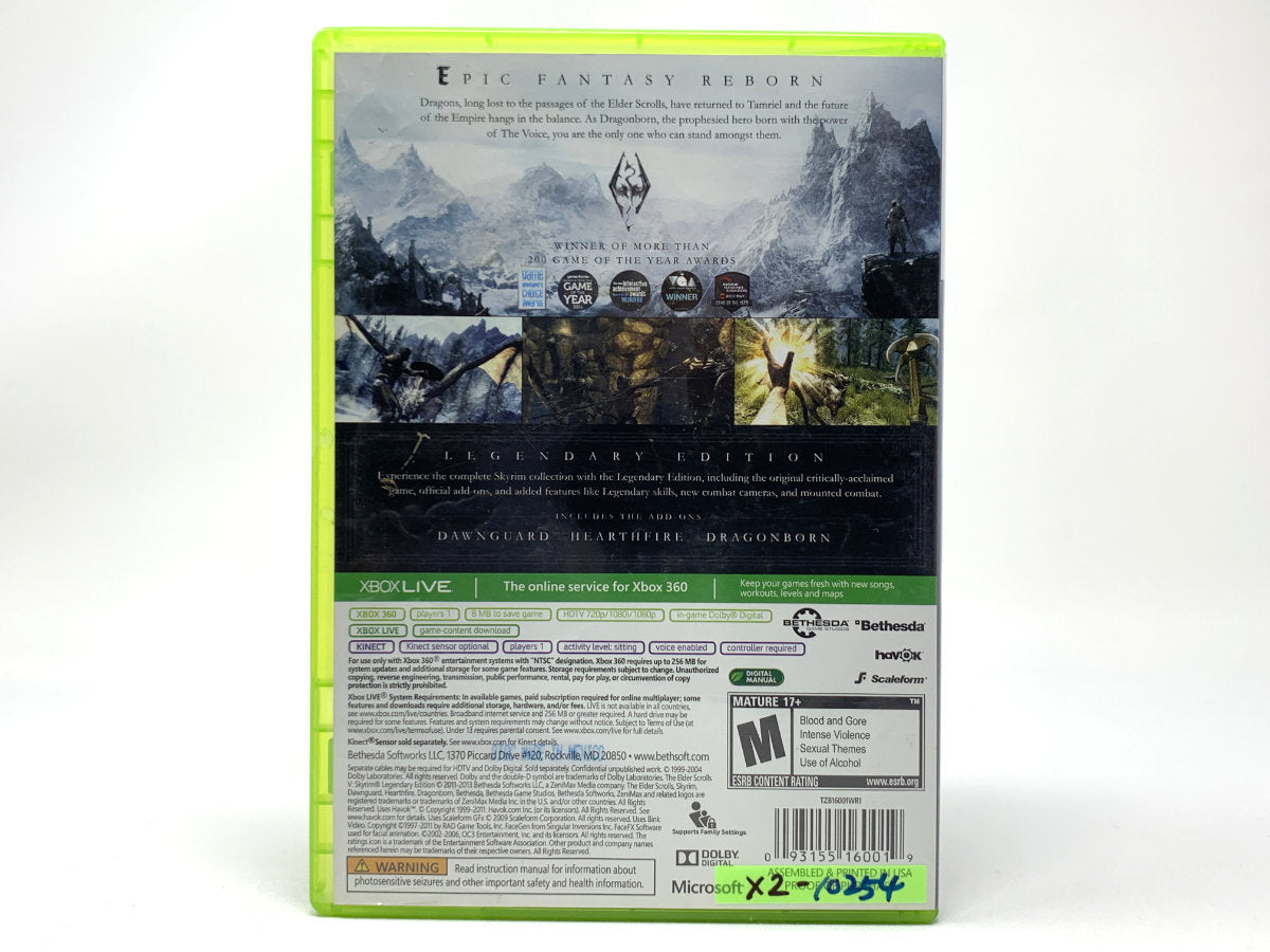 The Elder Scrolls V: Skyrim – Legendary Edition • Xbox 360