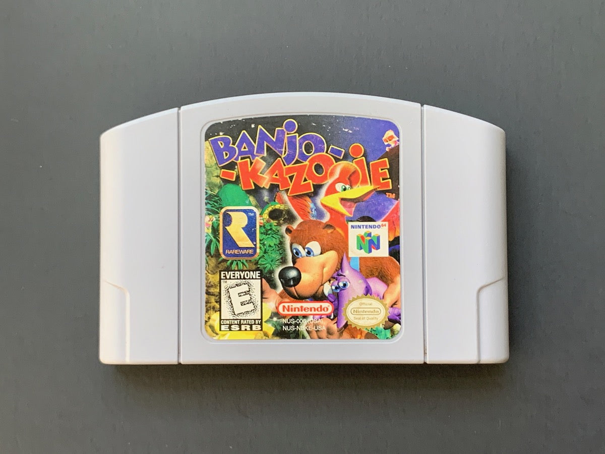 Banjo-Kazooie N64 Game,US Version 