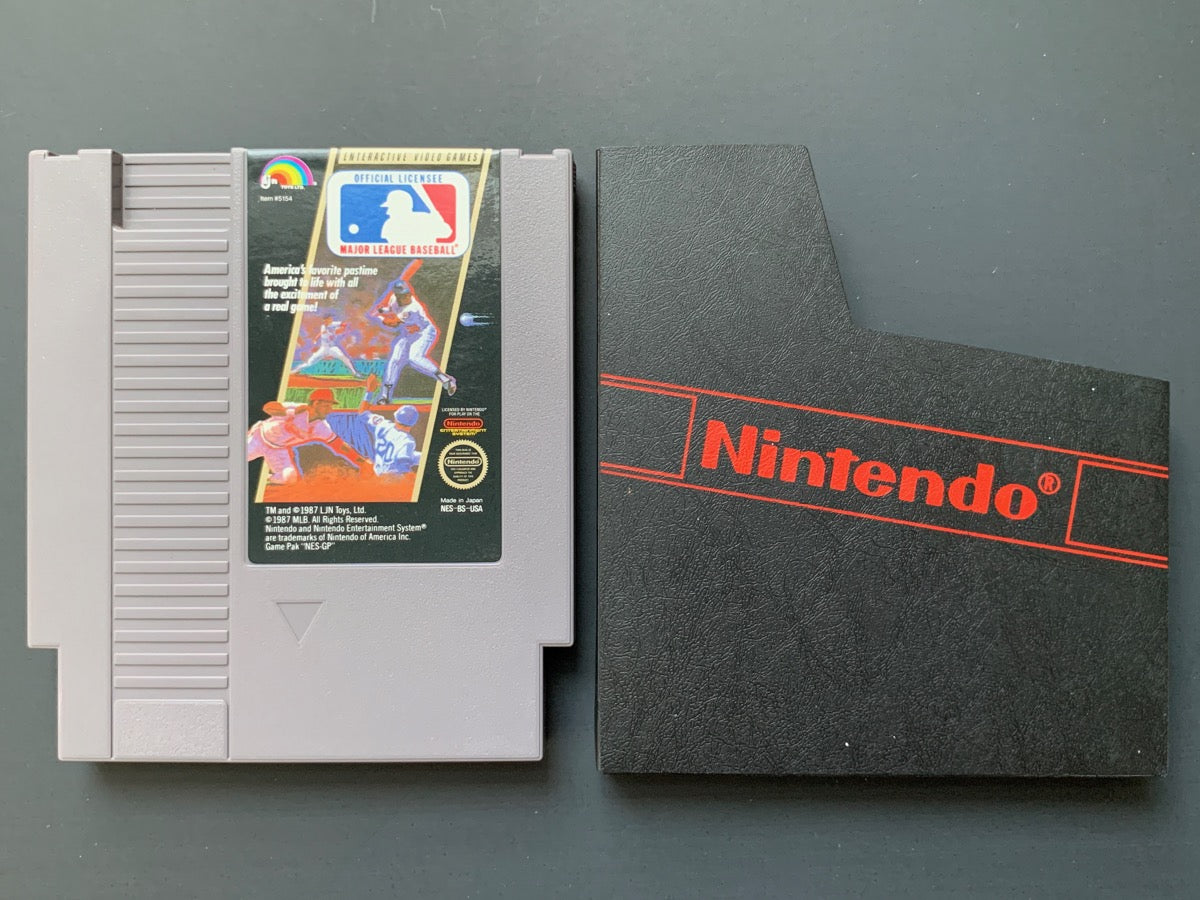 Major League Baseball – (3-Screw) • Regular Nintendo (NES)
