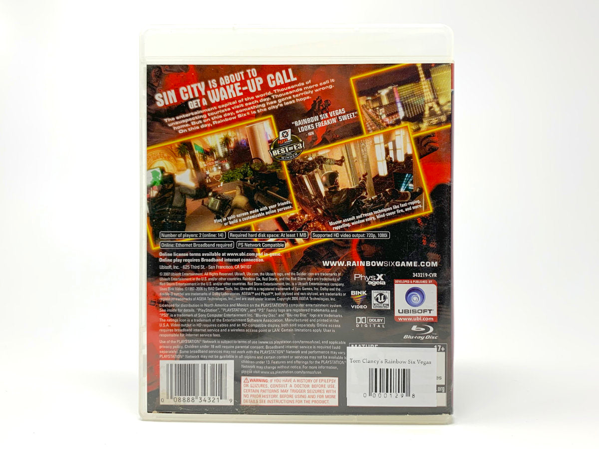 Tom Clancy's Rainbow Six: Vegas • Playstation 3