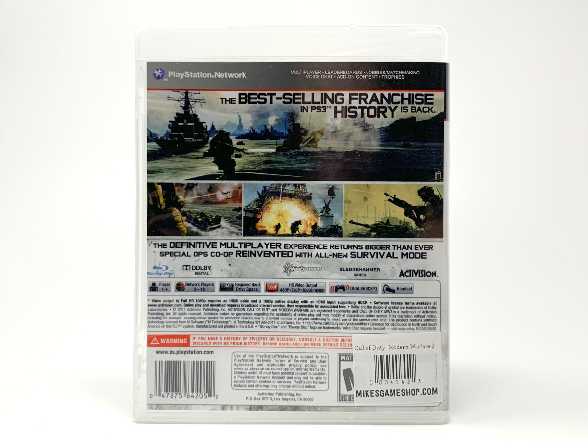 Call of Duty: Modern Warfare 3 • Playstation 3