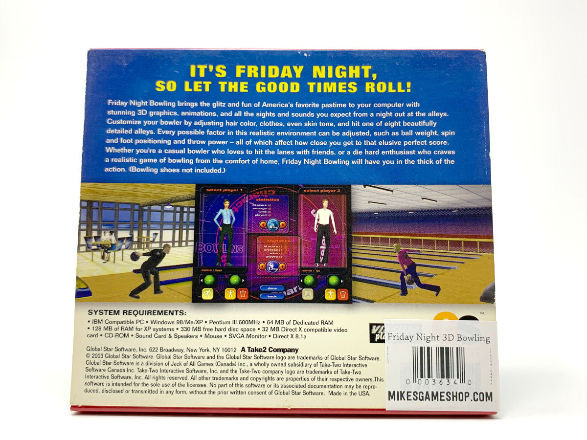 Friday Night 3D Bowling • PC (Windows)