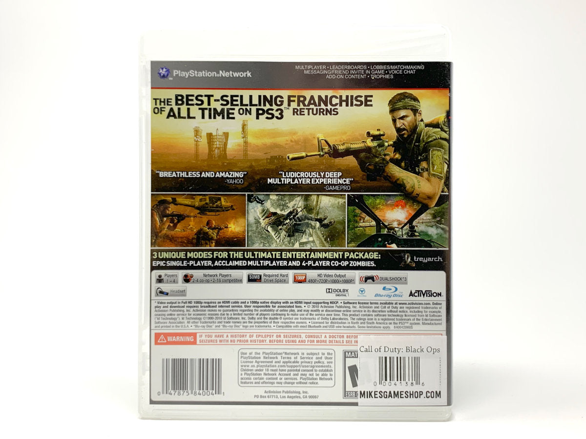 Call of Duty: Black Ops • Playstation 3