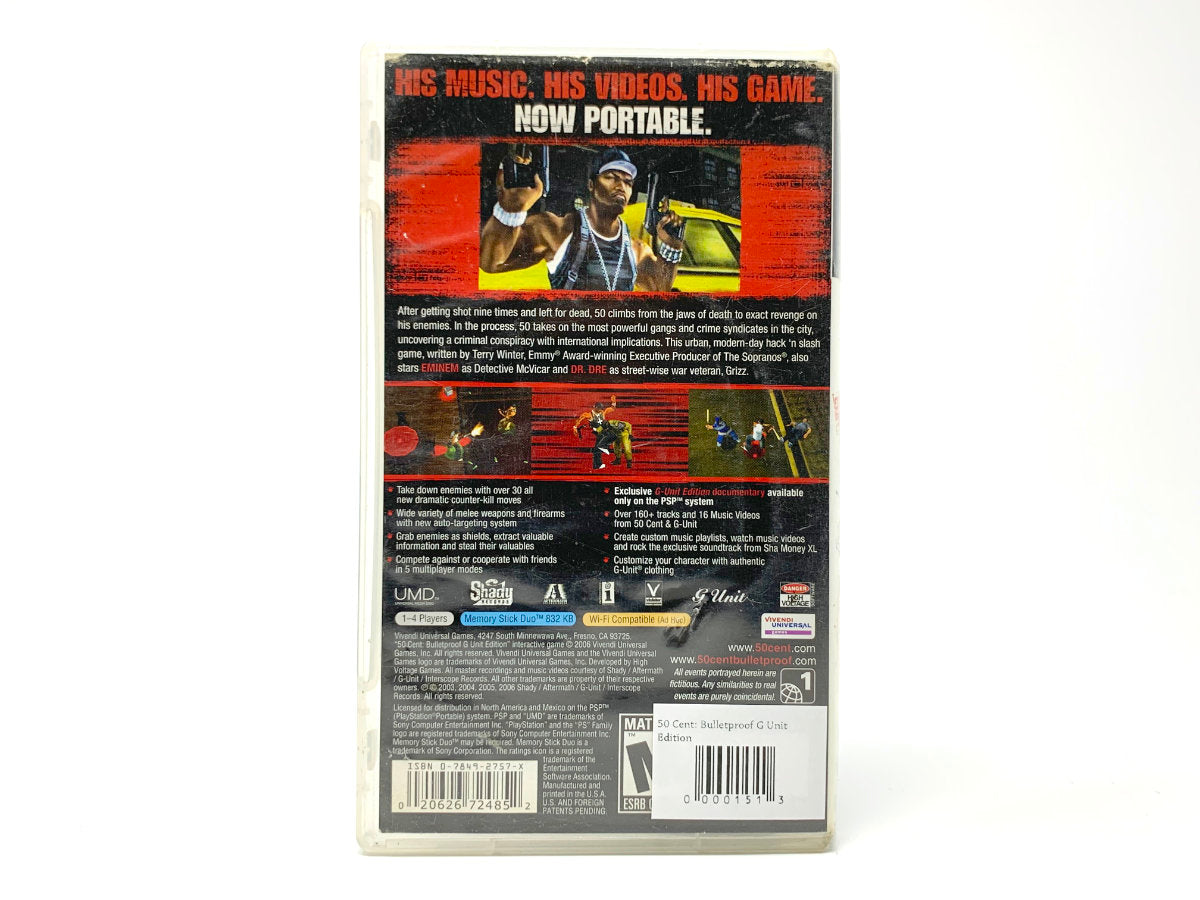 50 Cent: Bulletproof – G Unit Edition • PSP