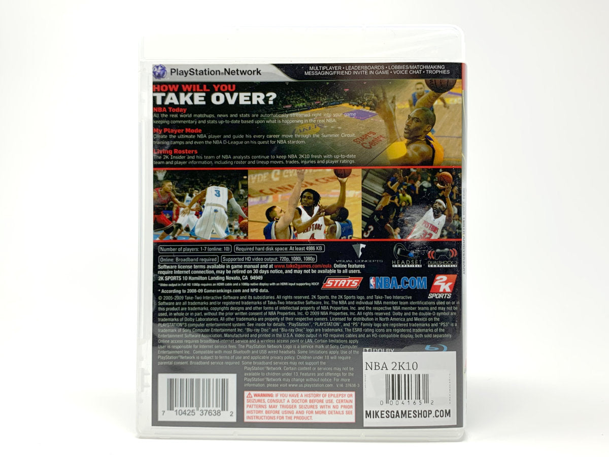 NBA 2K10 • Playstation 3