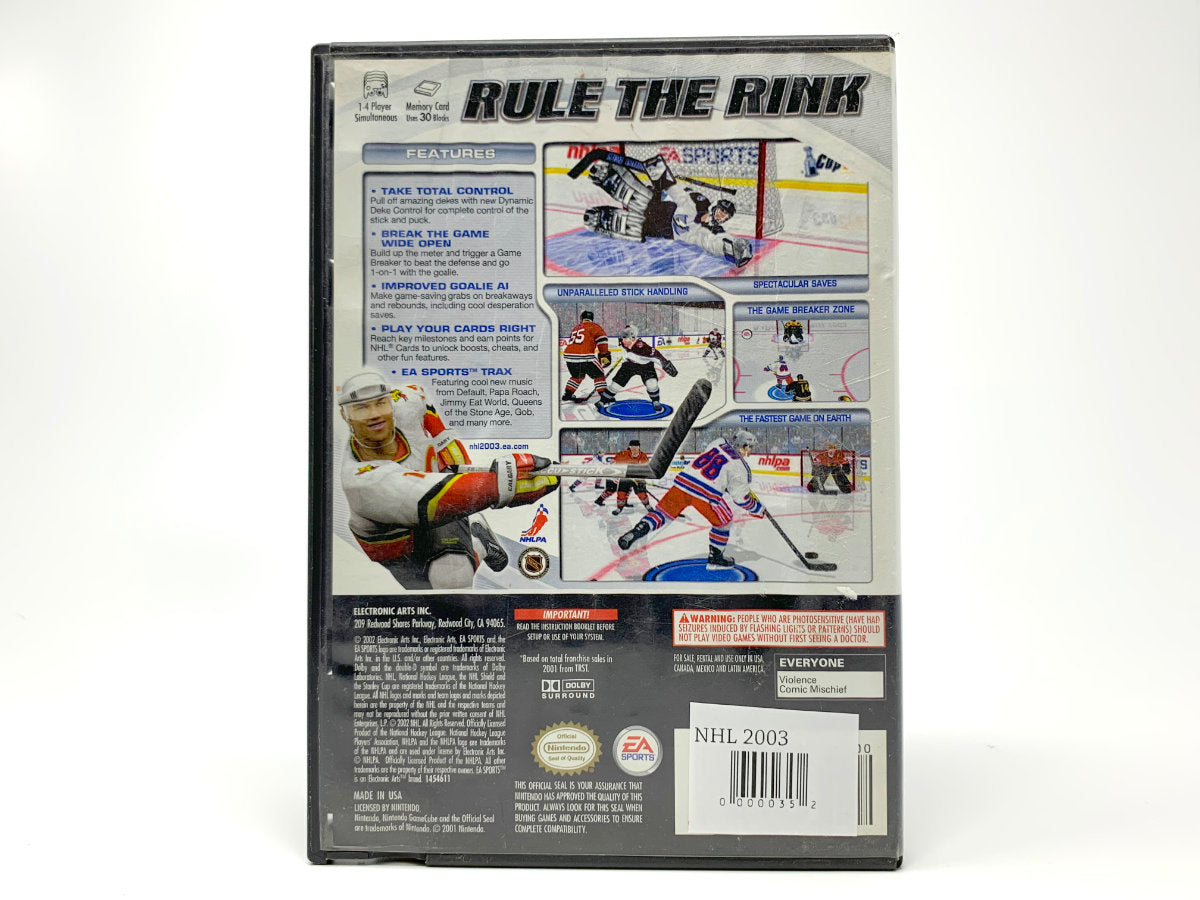 NHL 2003 • Nintendo Gamecube