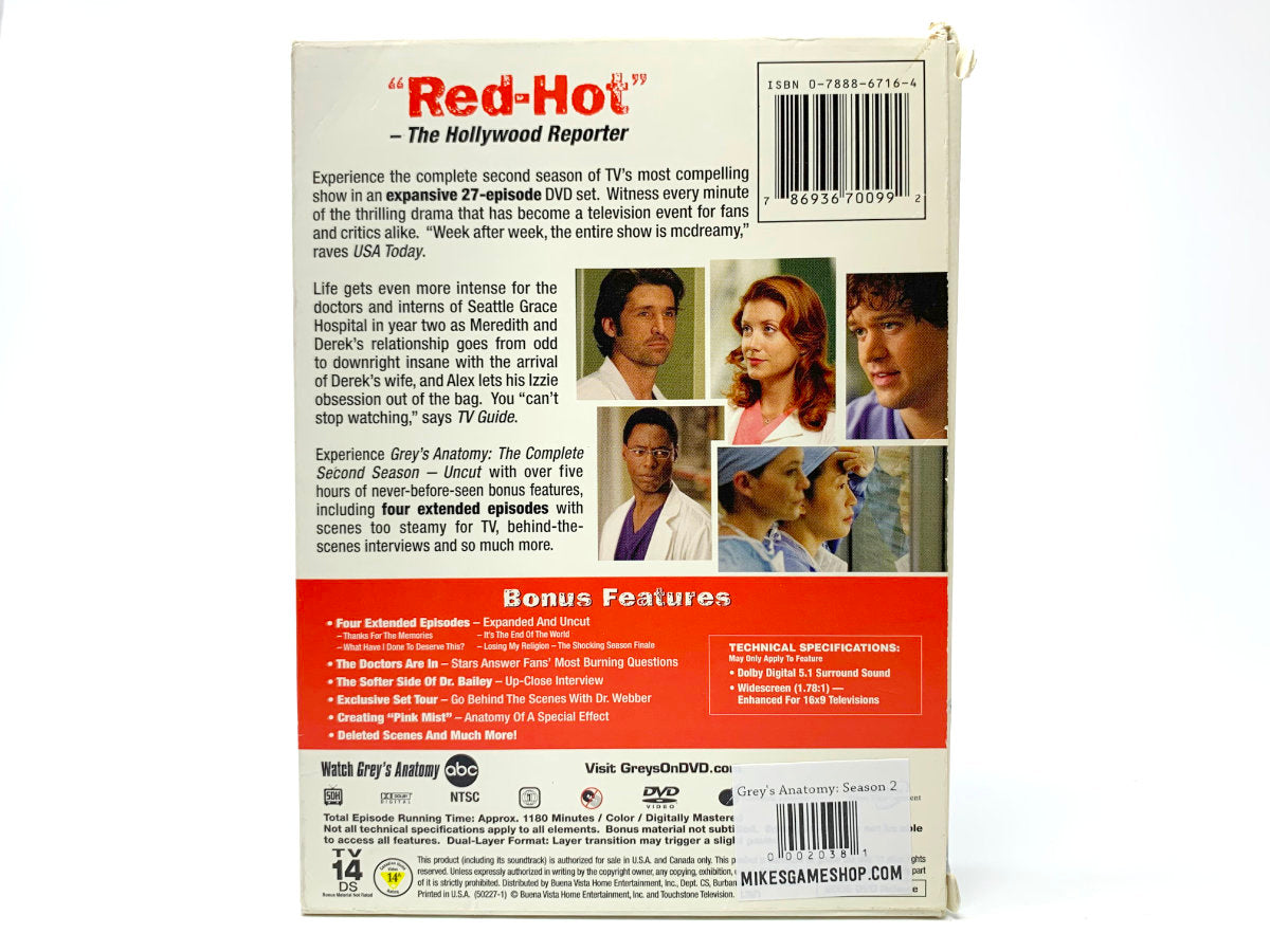 Grey's Anatomy: Season 2 *Box Set* • DVD