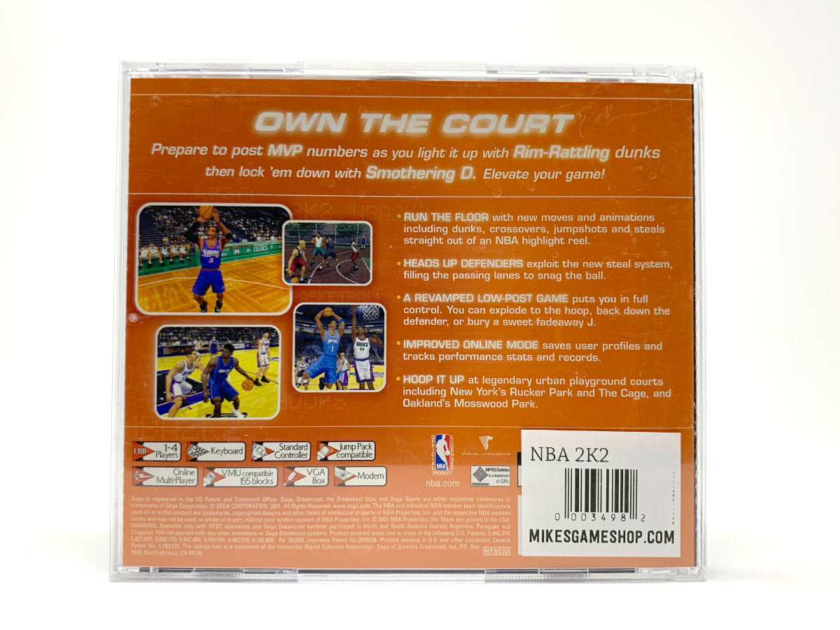 NBA 2K2 • Sega Dreamcast