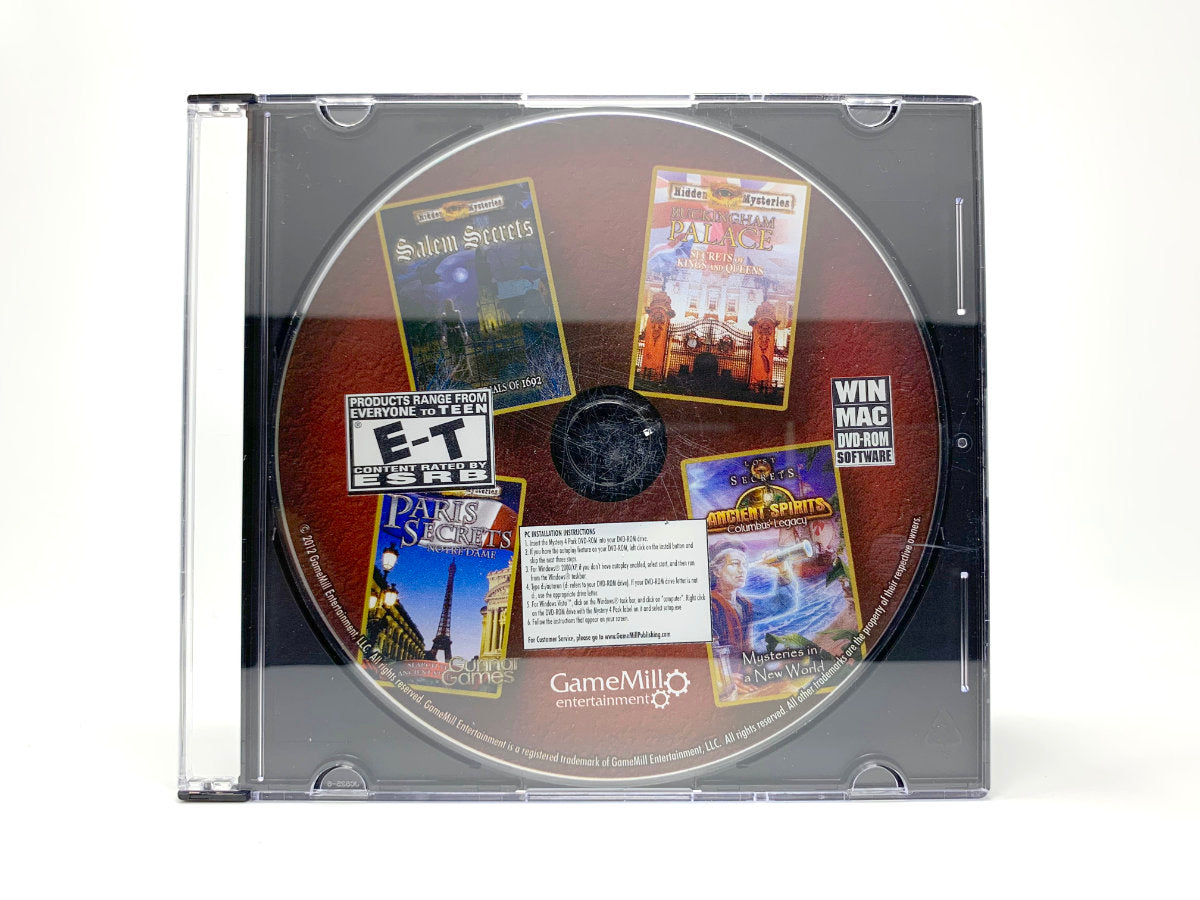 Mystery 4 Pack: Salem Secrets / Buckingham Palace / Paris Secrets / Ancient Spirits • PC (Windows)