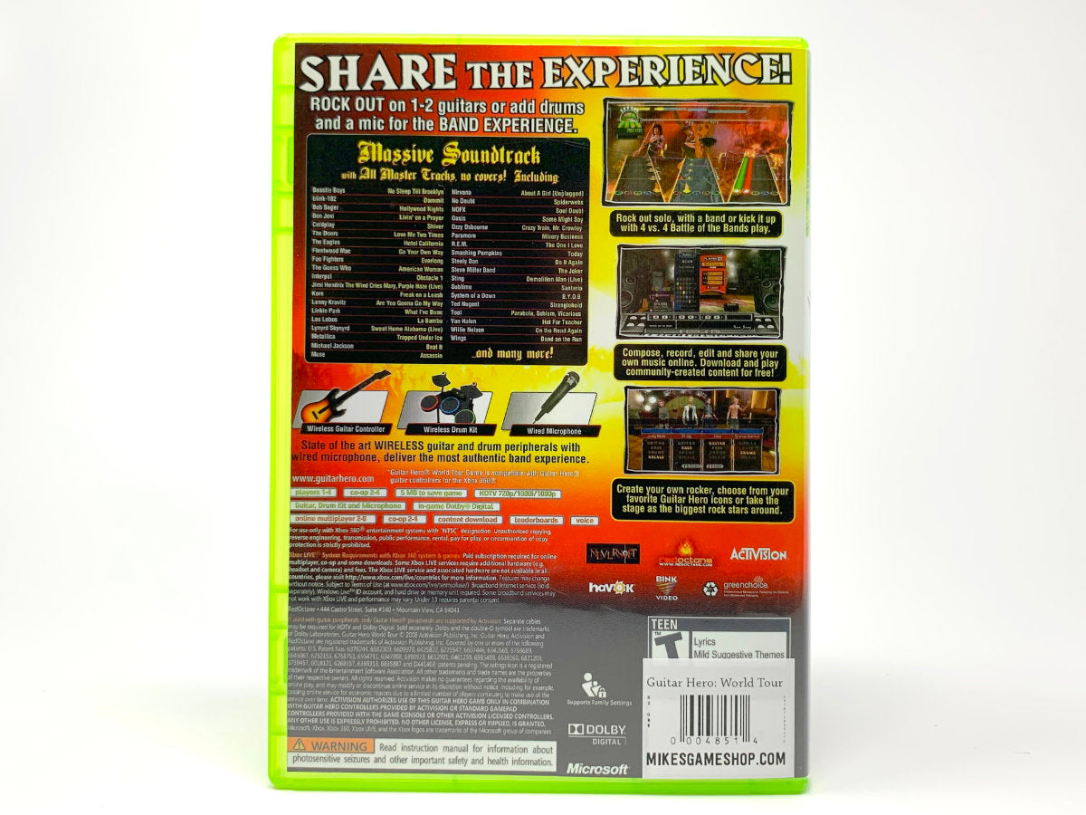 Guitar Hero World Tour • Xbox 360