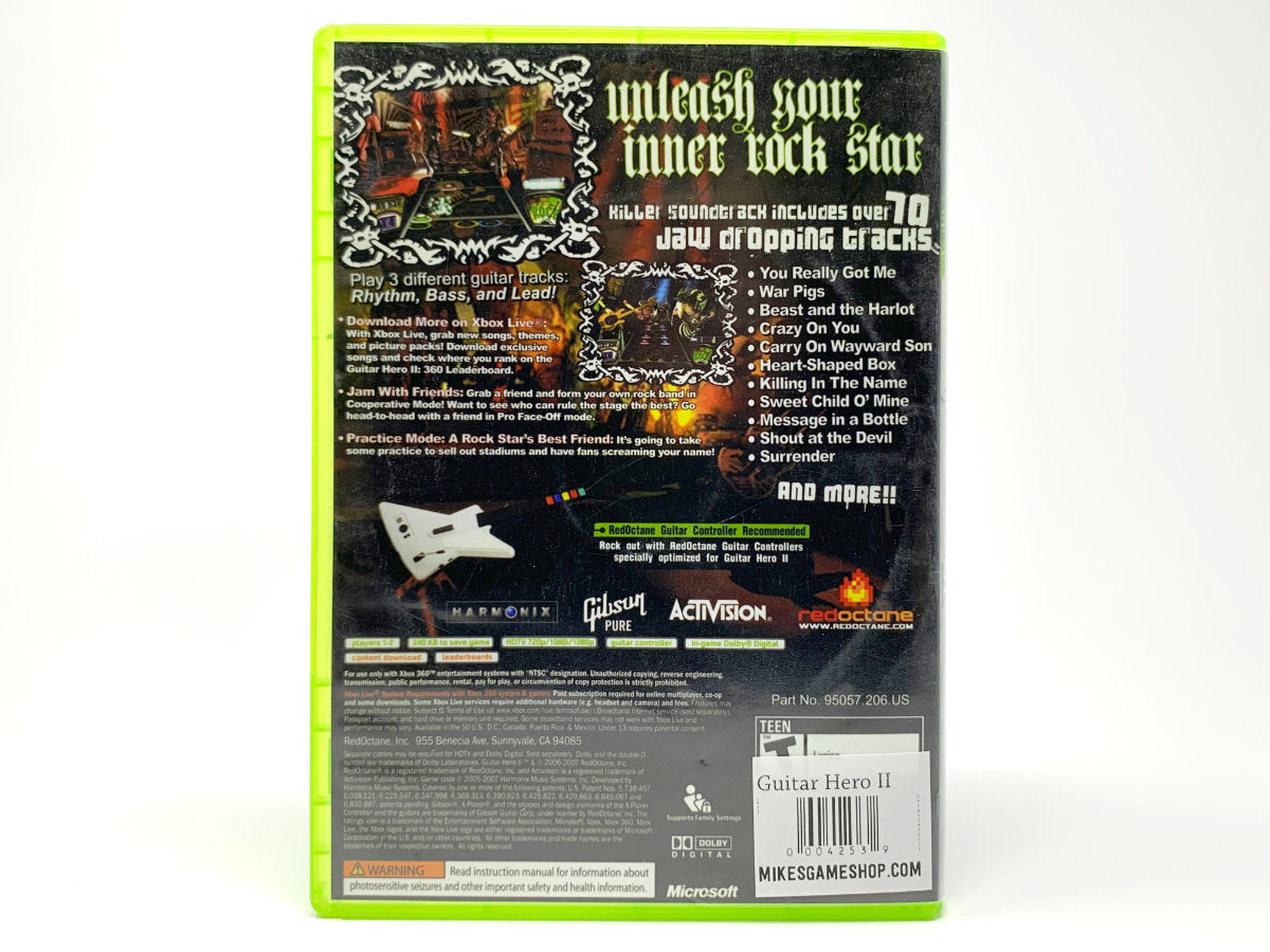Guitar Hero II • Xbox 360