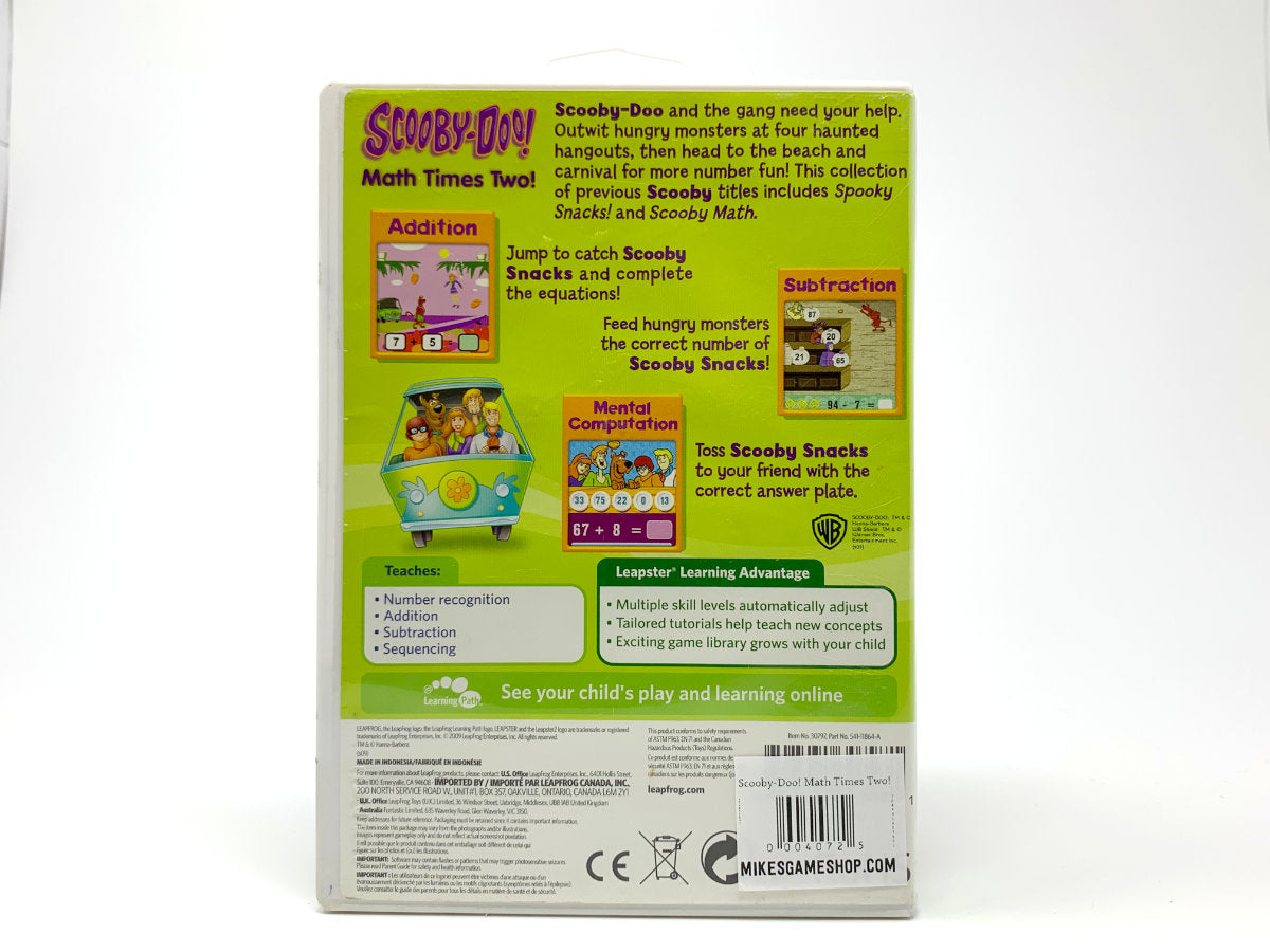 Scooby-Doo! Math Times Two! • Leapster