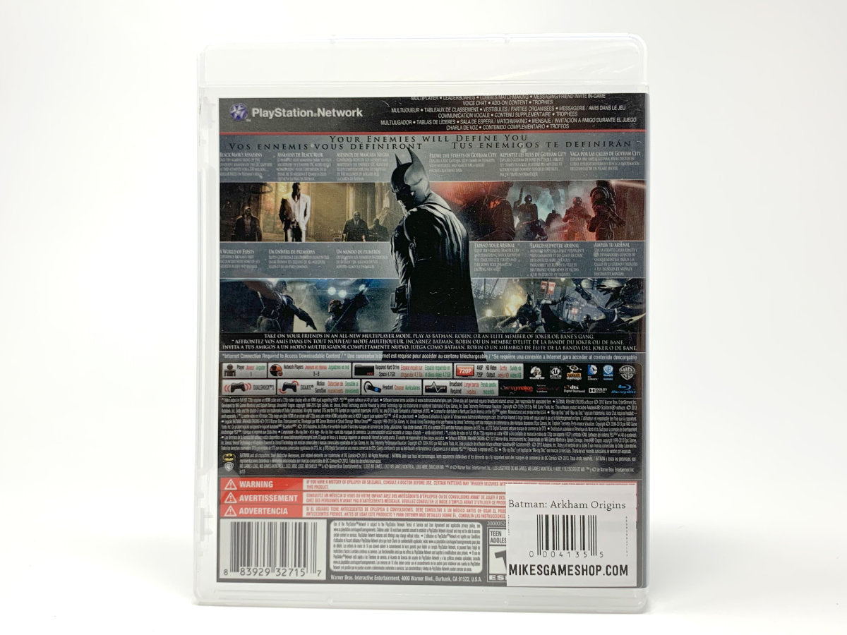 Batman: Arkham Origins • Playstation 3