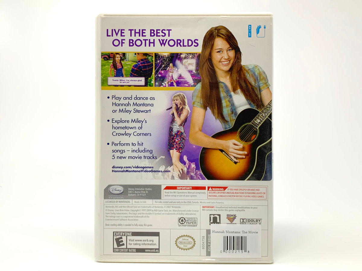 Hannah Montana: The Movie • Nintendo Wii