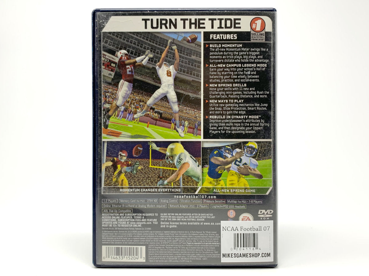 NCAA Football 07 • Playstation 2