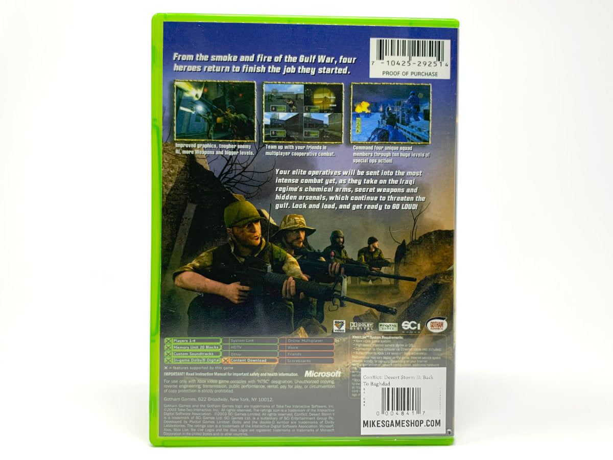 Conflict: Desert Storm II: Back to Baghdad • Xbox Original