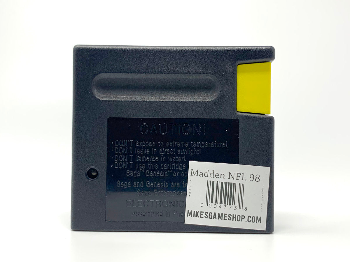 Madden NFL '98 • Sega Genesis