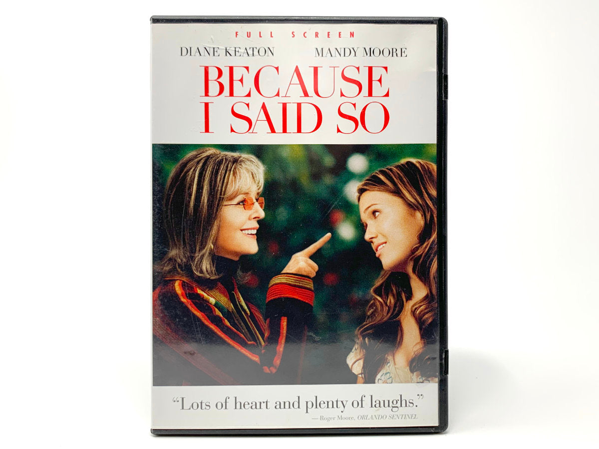 Because I Said So – Full-Screen • DVD