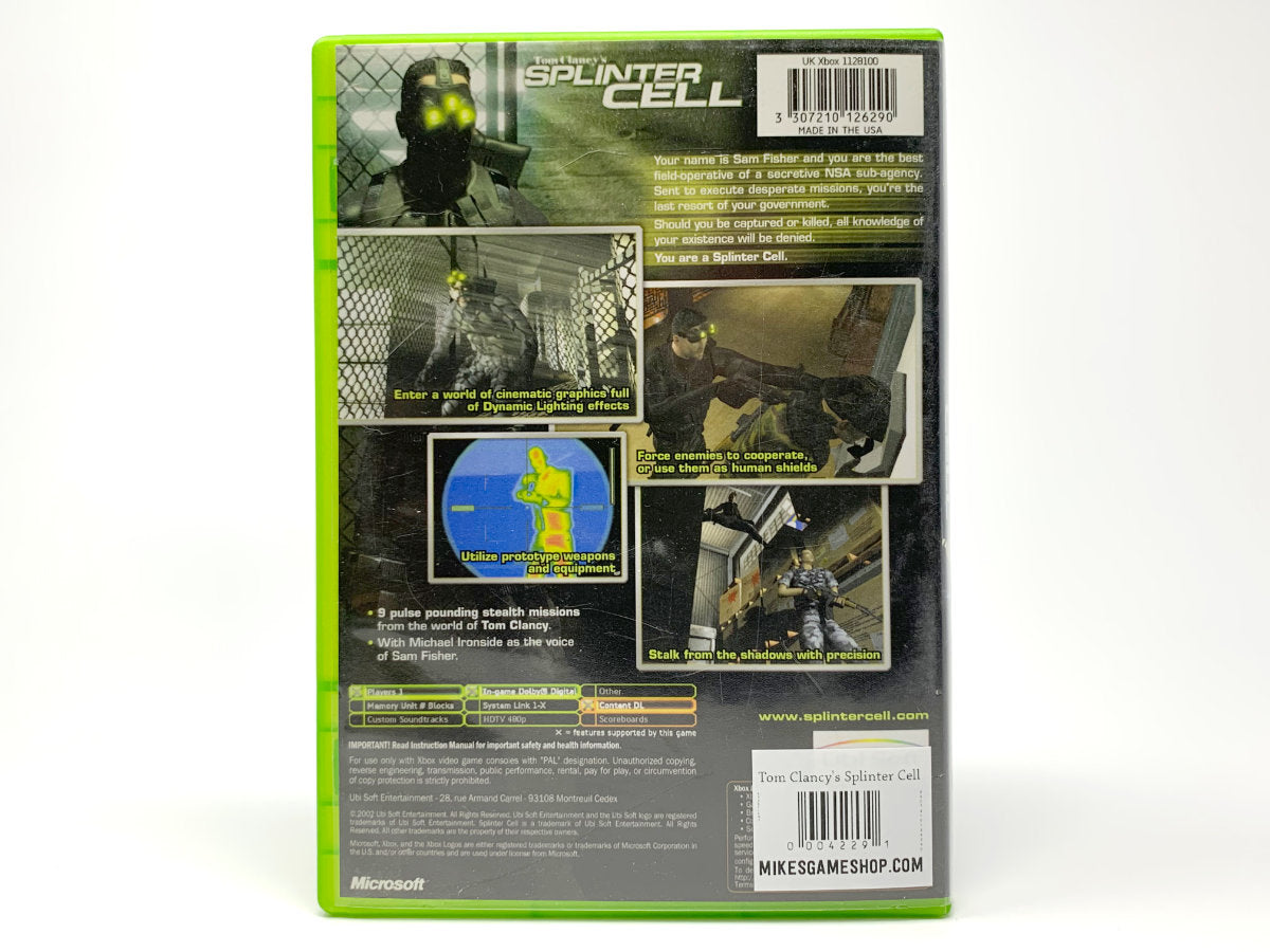Tom Clancy's Splinter Cell • Xbox Original