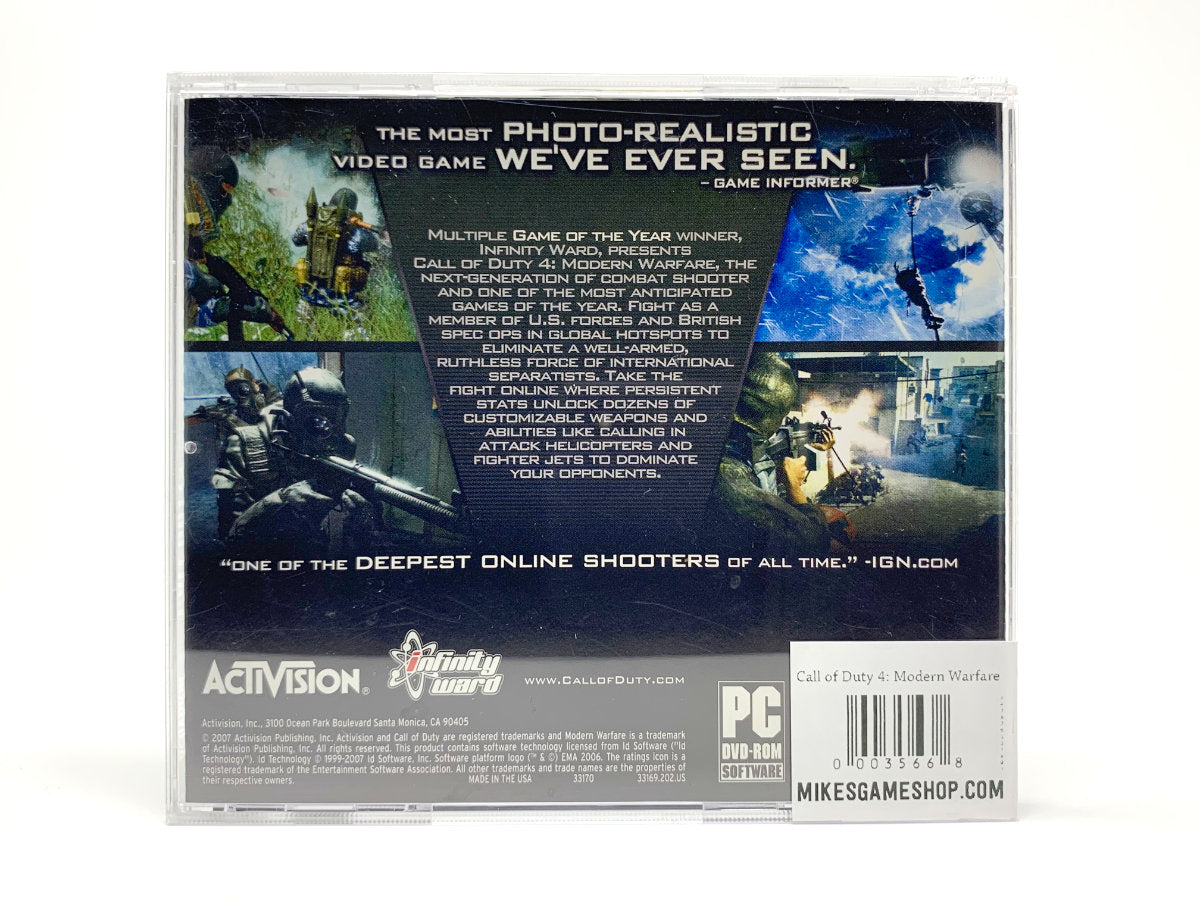 Call of Duty 4: Modern Warfare • PC (Windows)