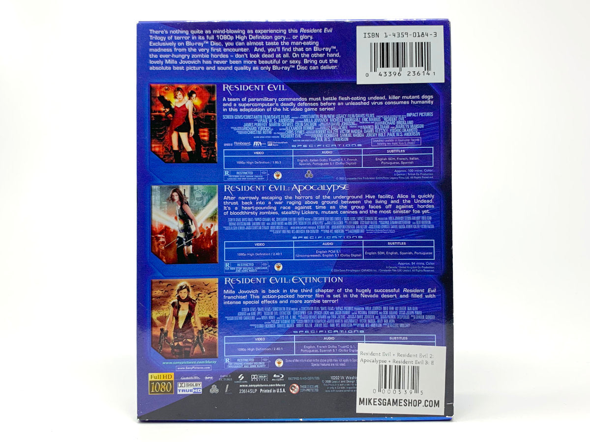 Resident Evil Trilogy: Resident Evil / Resident Evil 2: Apocalypse / Resident Evil 3: Extinction *Box Set* • Blu-ray