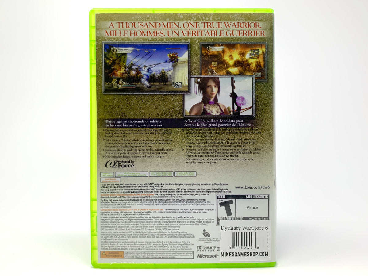 Dynasty Warriors 6 • Xbox 360