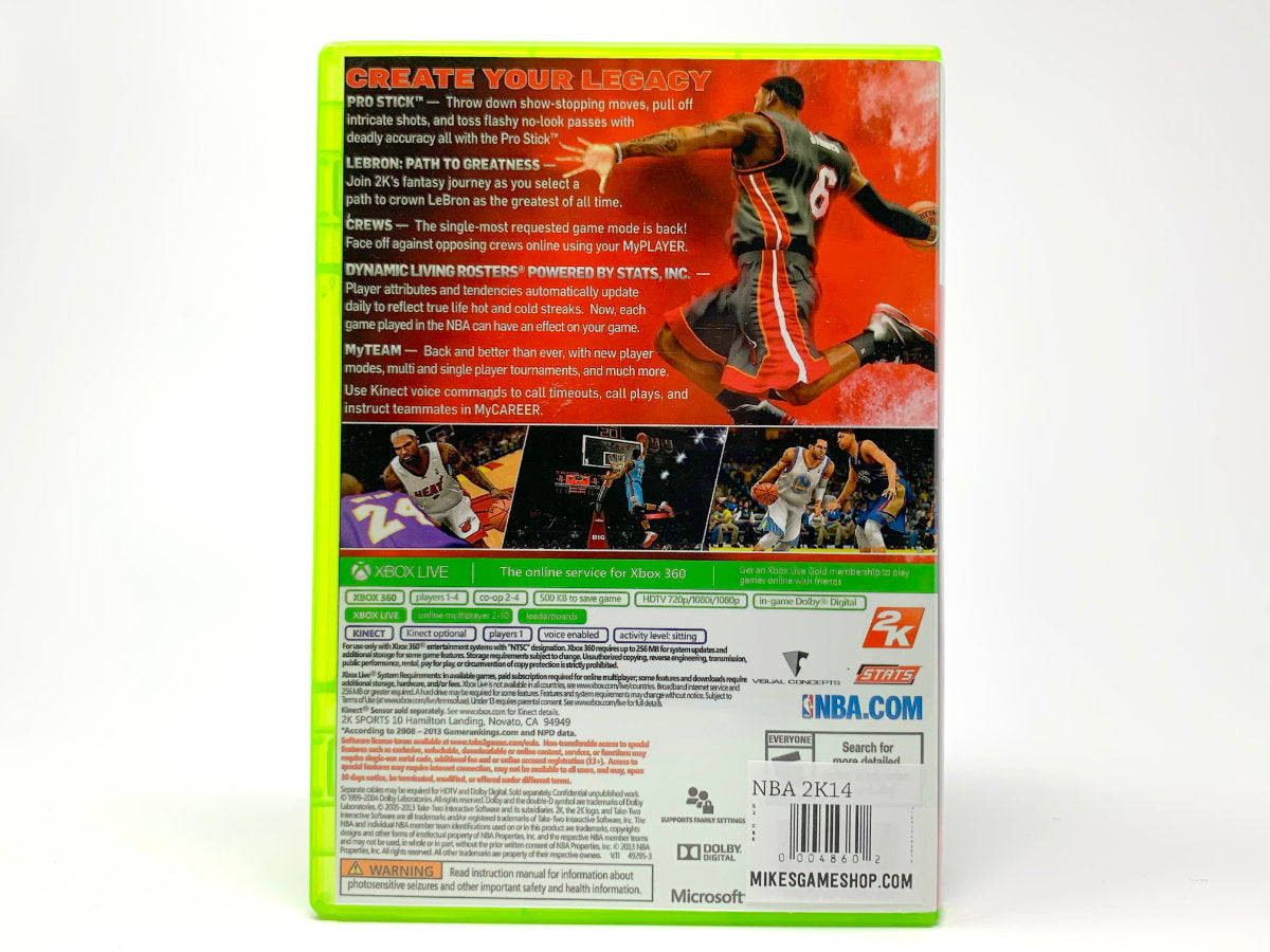 NBA 2K14 • Xbox 360 (See Notes)