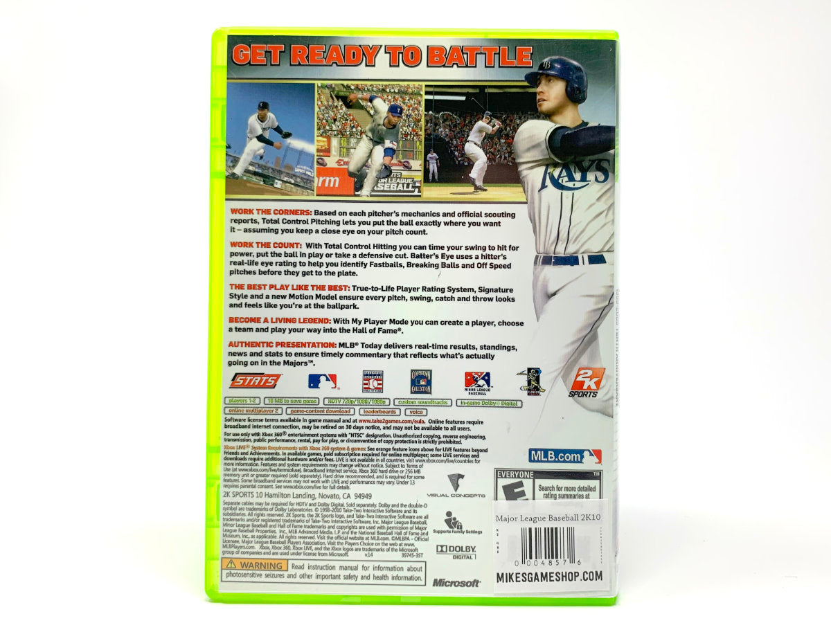 Major League Baseball 2K10 • Xbox 360