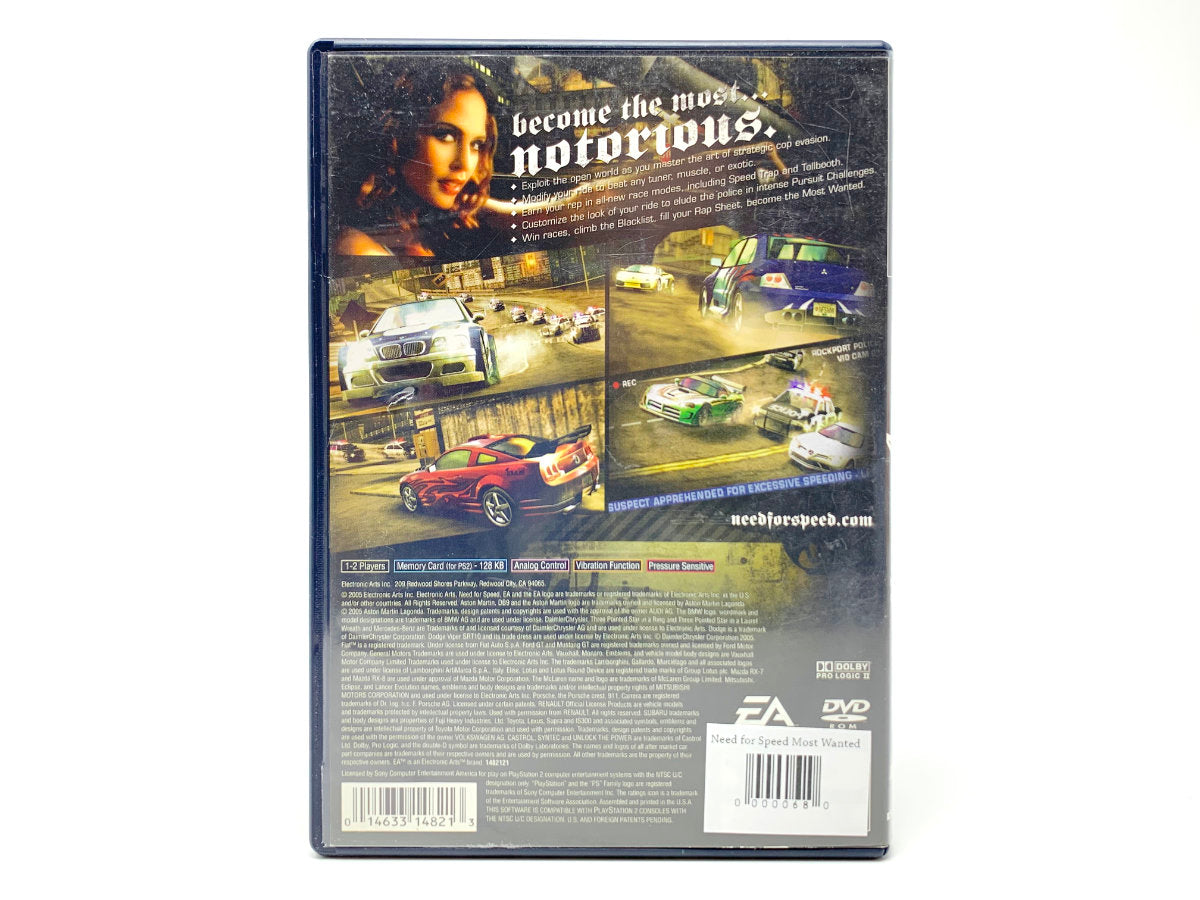 Need for Speed: Most Wanted • Playstation 2