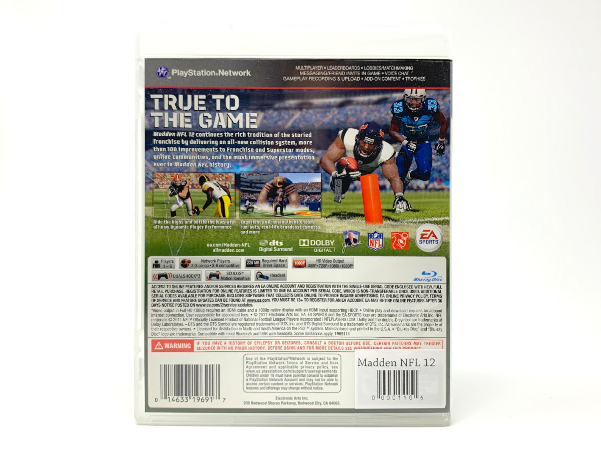 Madden NFL 12 • Playstation 3