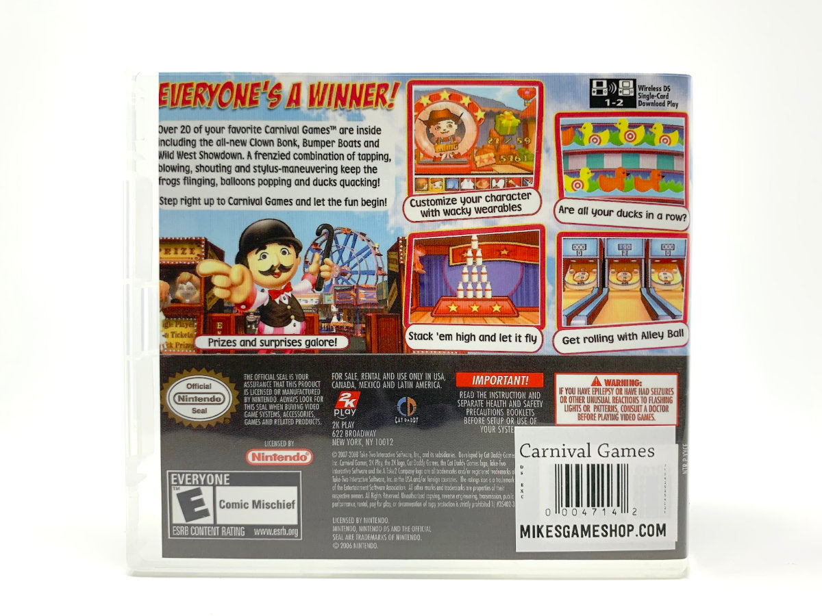 Carnival Games • Nintendo DS