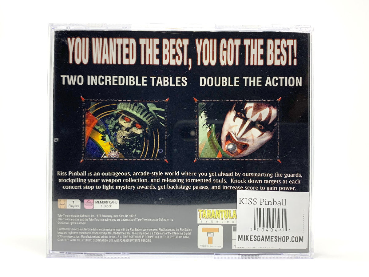 KISS Pinball • Playstation 1