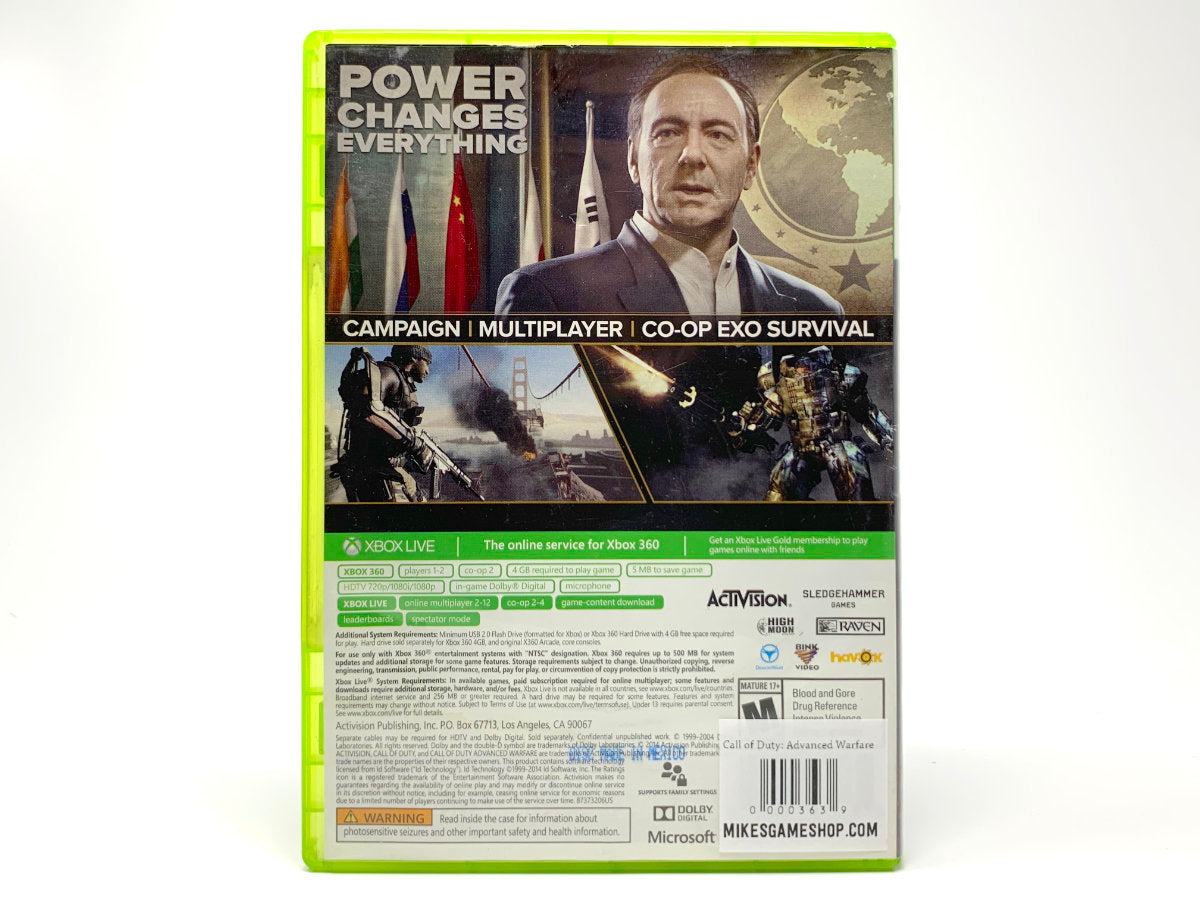 Call of Duty: Advanced Warfare • Xbox 360