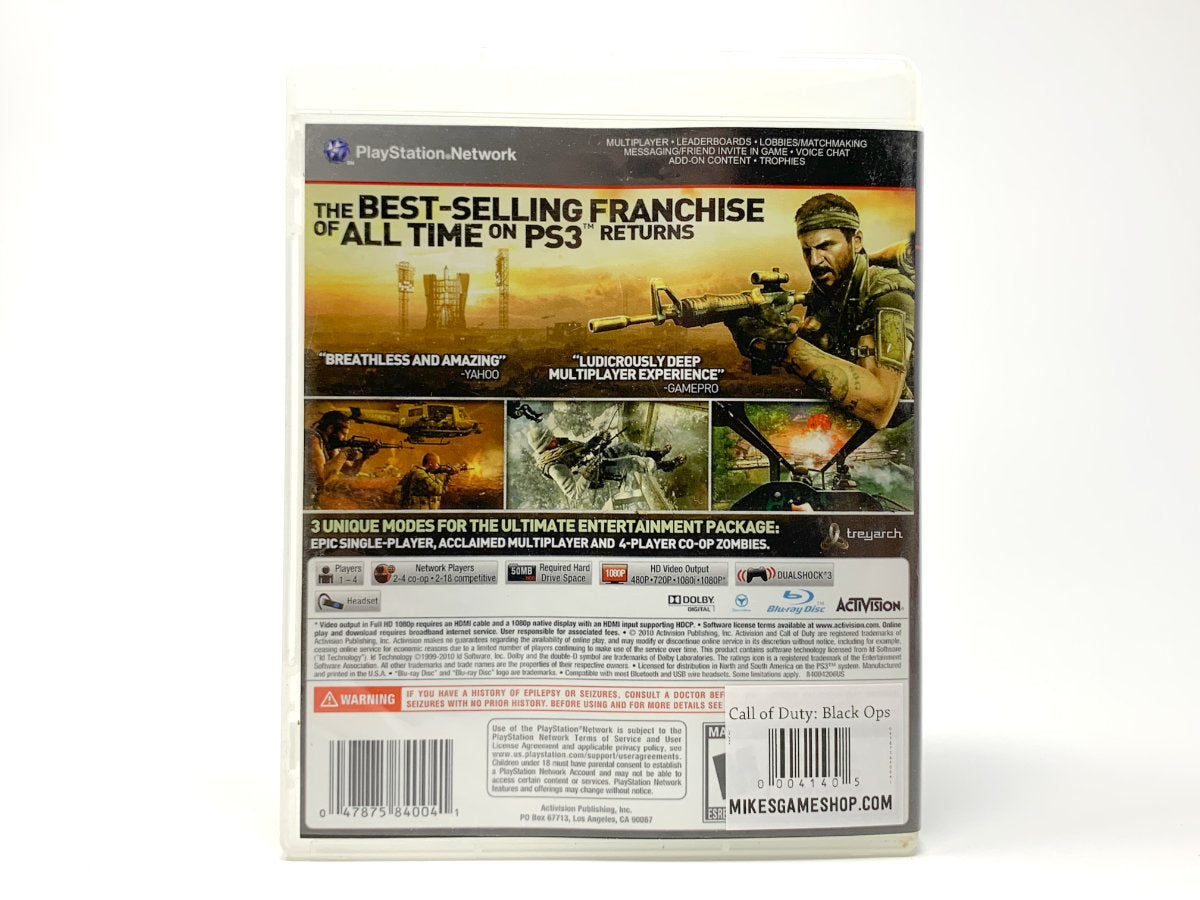 Call of Duty: Black Ops • Playstation 3