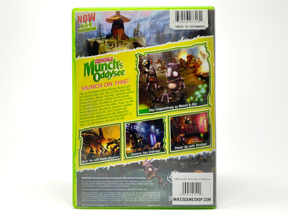 Oddworld: Munch's Oddysee • Xbox Original