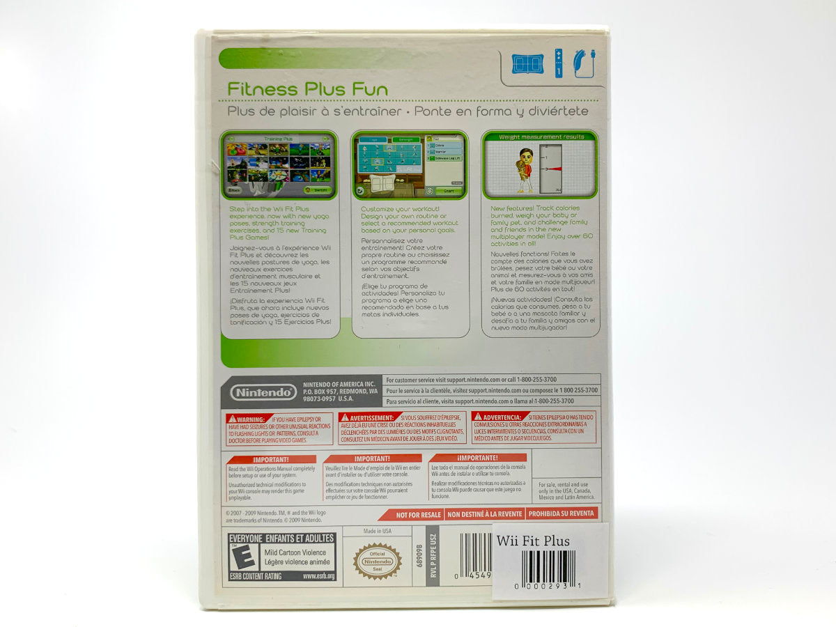 Wii Fit Plus • Nintendo Wii