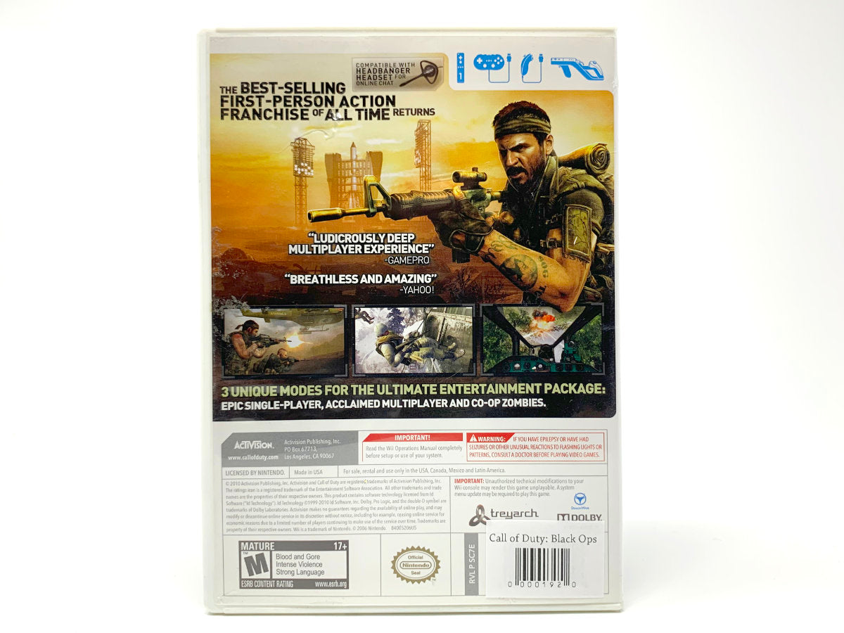 Call of Duty: Black Ops • Nintendo Wii