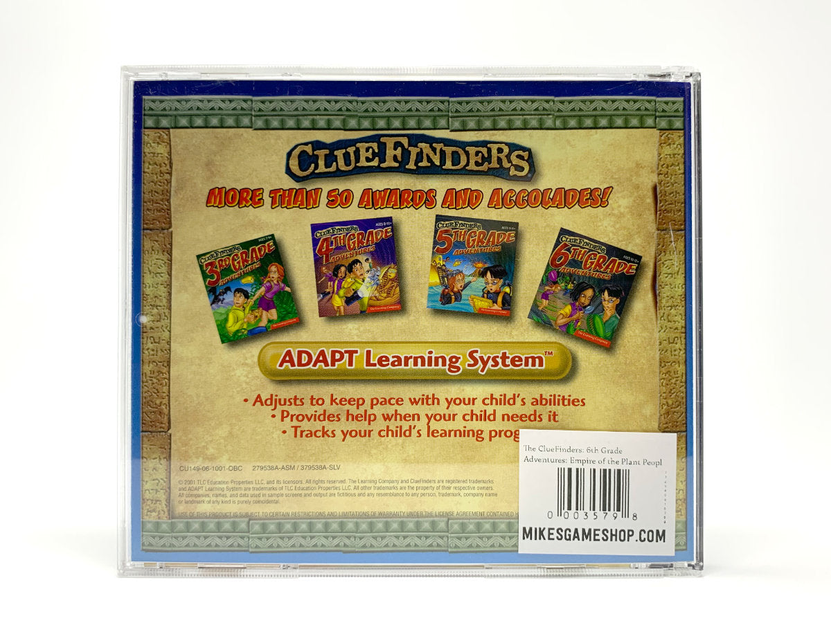The ClueFinders 6th Grade Adventures: Empire of the Plant People • PC (Windows)