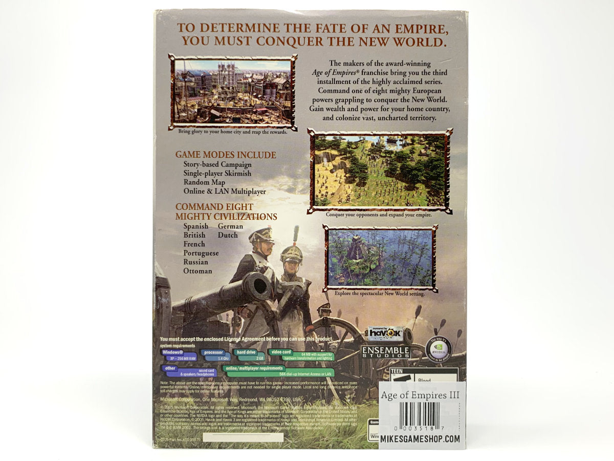 Age of Empires III – (Big Box) • PC (Windows)