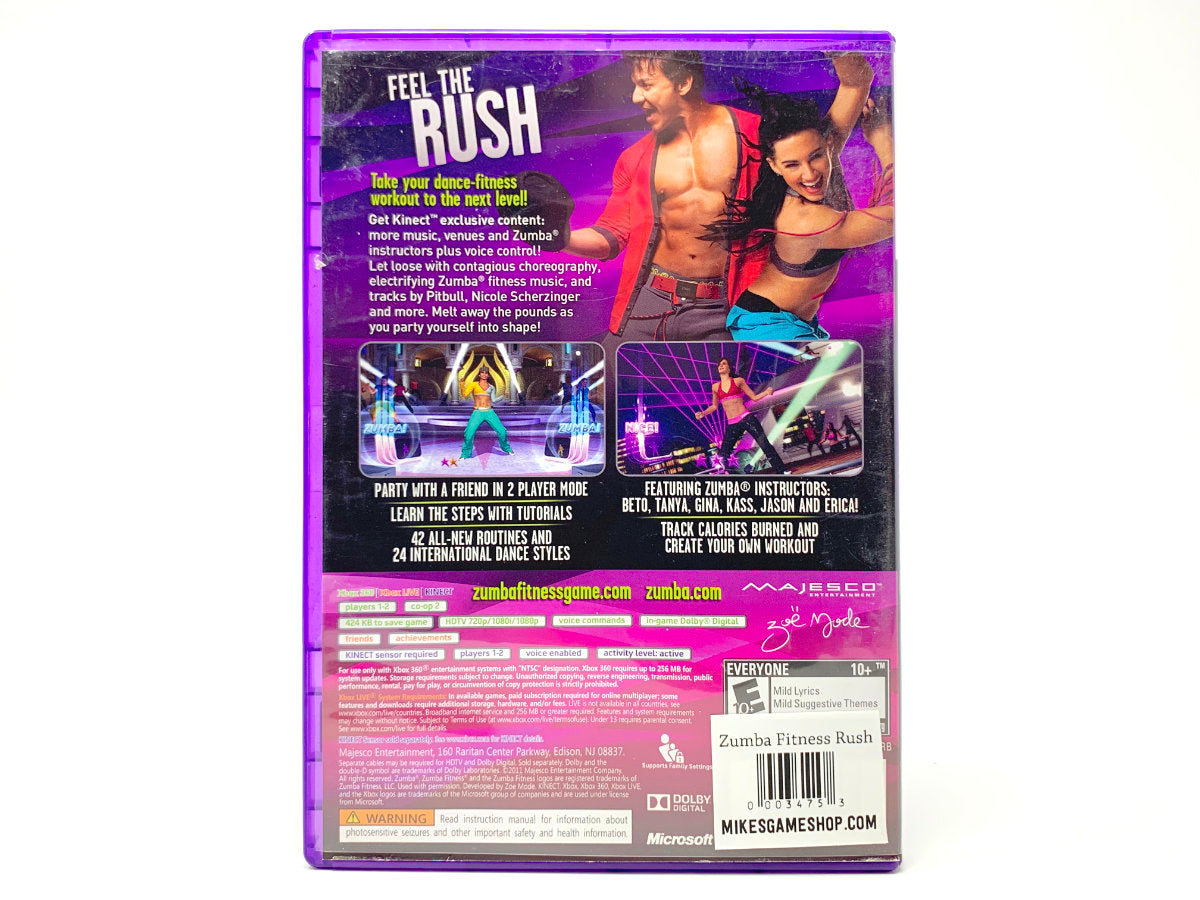 Zumba Fitness Rush • Xbox 360