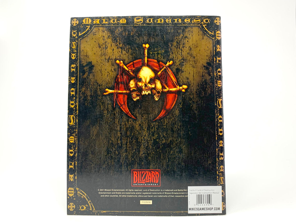 Diablo II Lord of Destruction Expansion Set Instruction Manual (Large) • Book/Strategy Guide