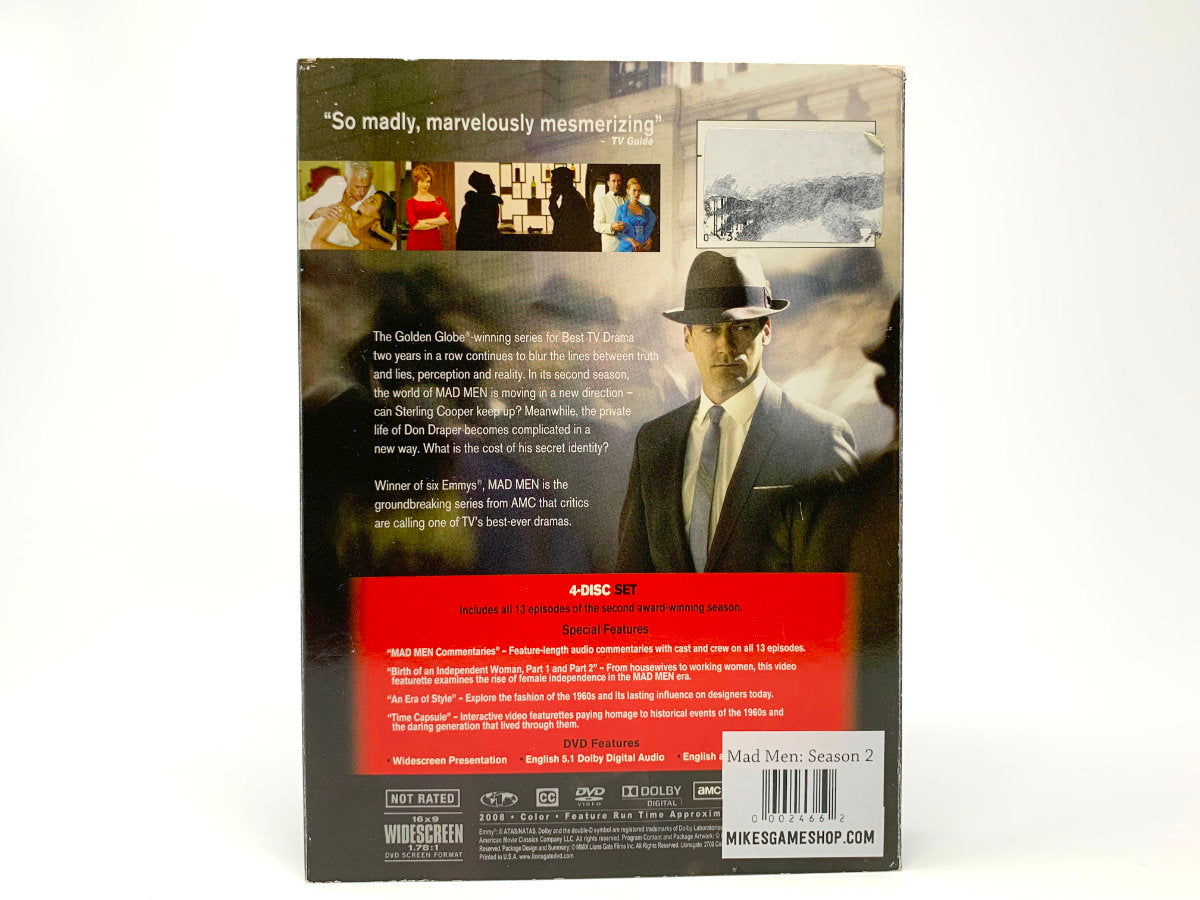 Mad Men: Season 2 – Widescreen *Box Set* • DVD