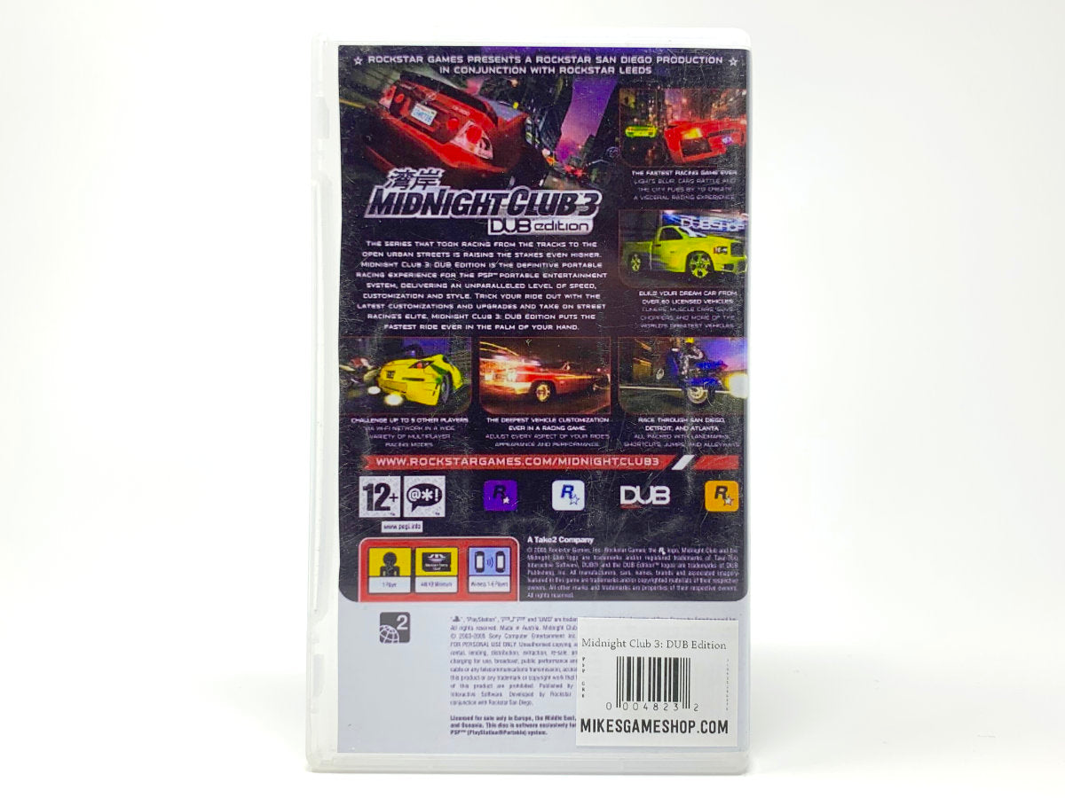 Midnight Club 3: DUB Edition • PSP