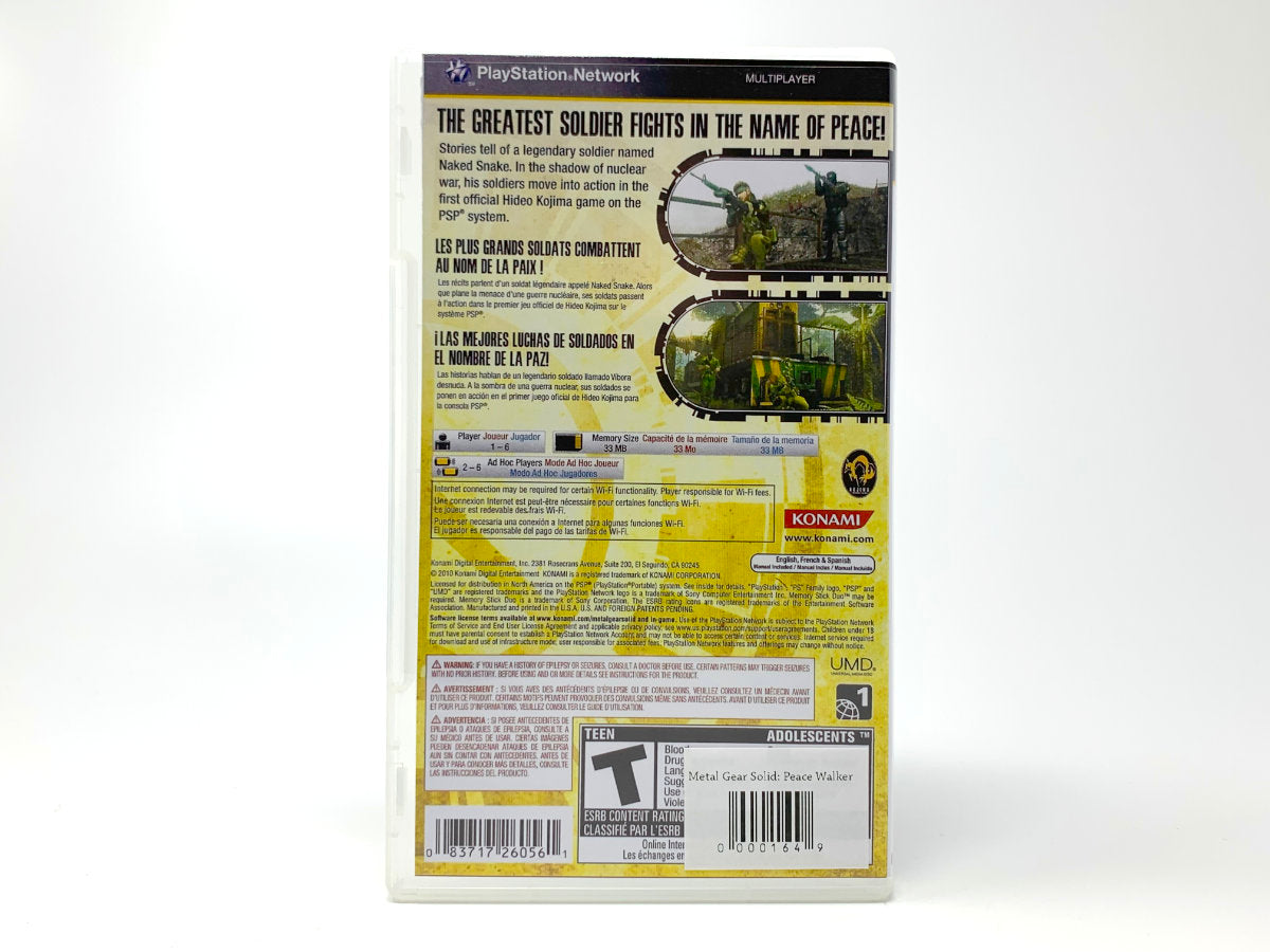Metal Gear Solid: Peace Walker • PSP