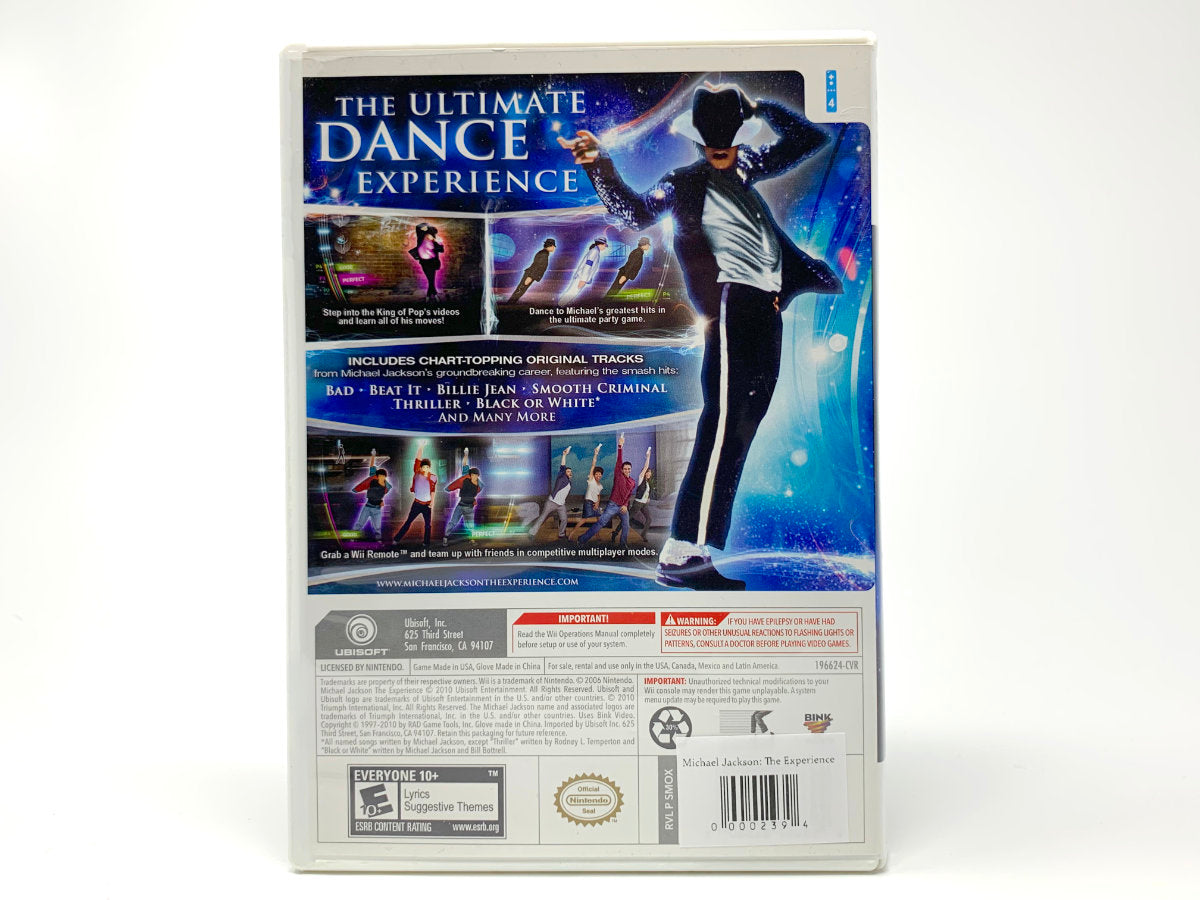 Michael Jackson: The Experience – Walmart Exclusive Edition • Nintendo Wii