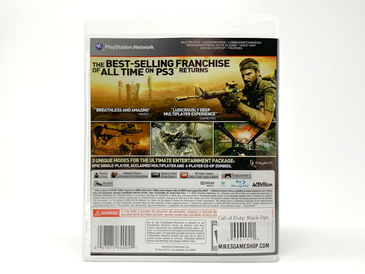 Call of Duty: Black Ops • Playstation 3