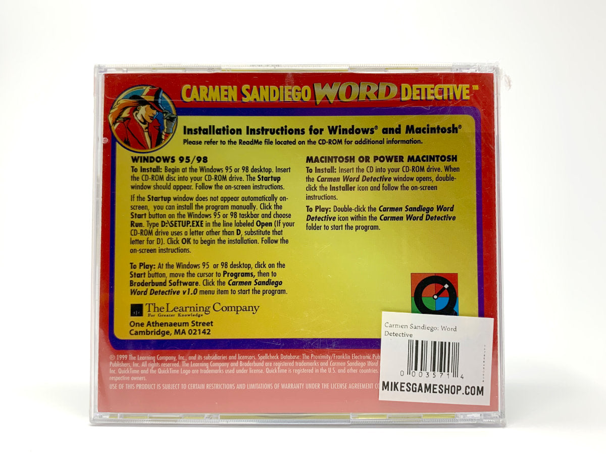 *BRAND NEW* Carmen Sandiego: Word Detective • PC (Windows)