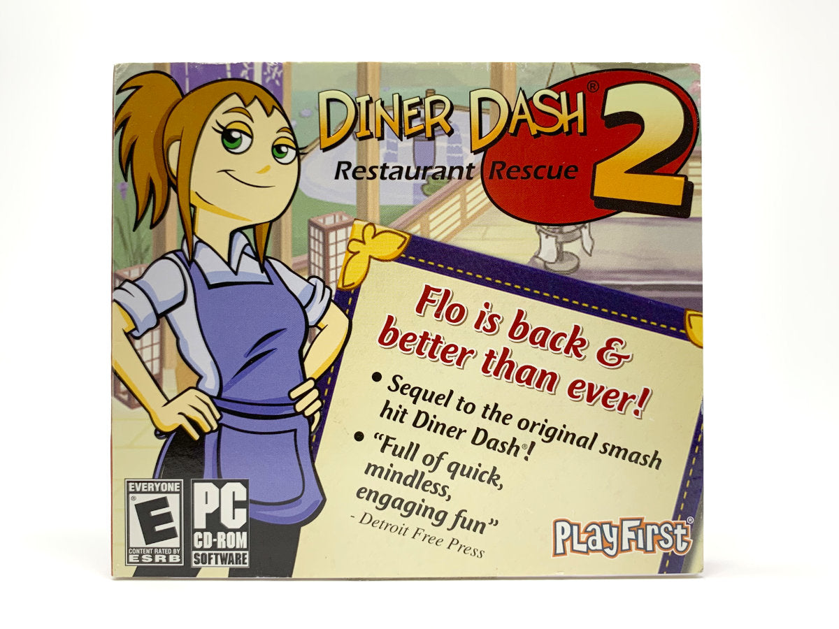 New Sealed Diner Dash 1 & 2 (Windows/Mac, 2007)-GAME-PC-CD-ROM Read  Description 612761611274