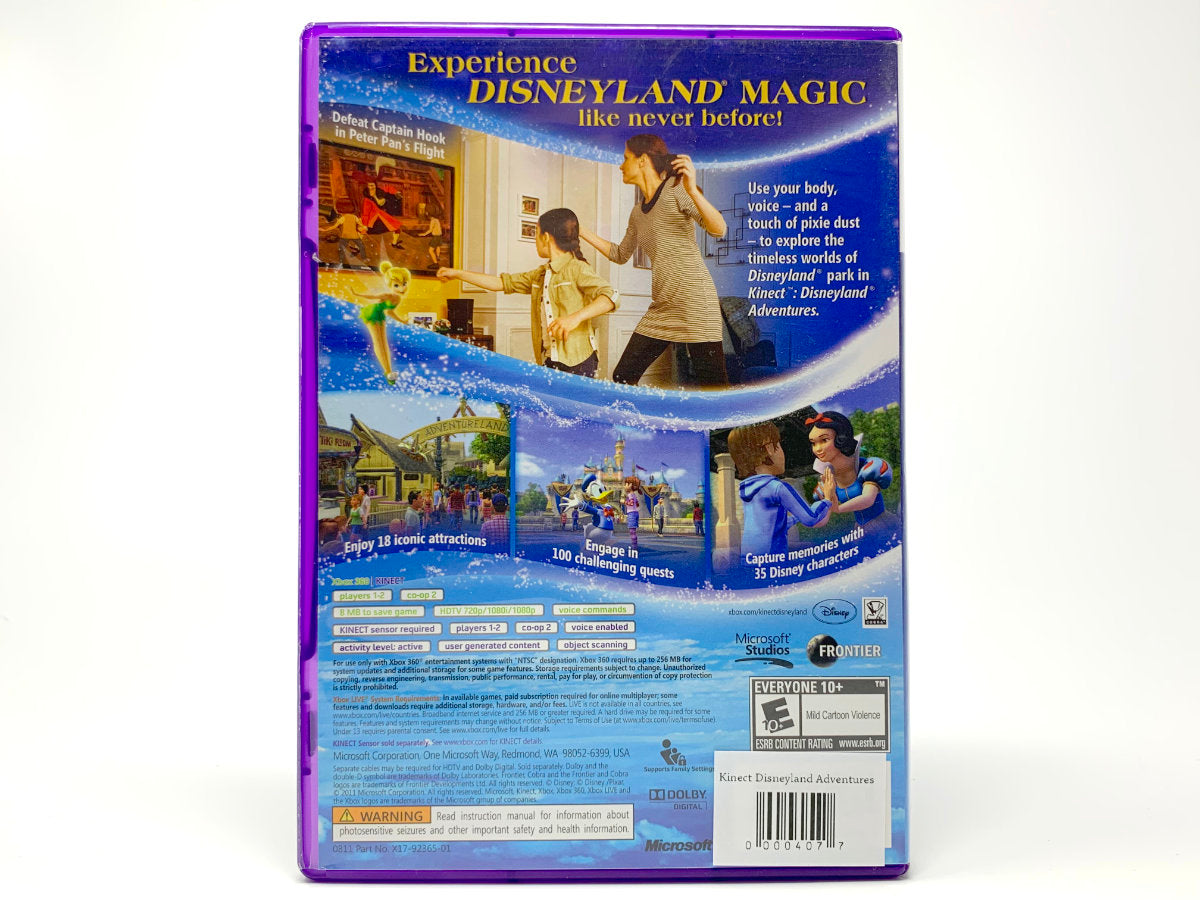 Kinect Disneyland Adventures • Xbox 360